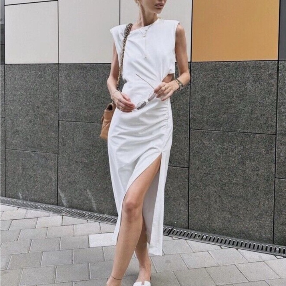 Zara Cut Out Midi Dress